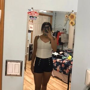 Navy blue shorts